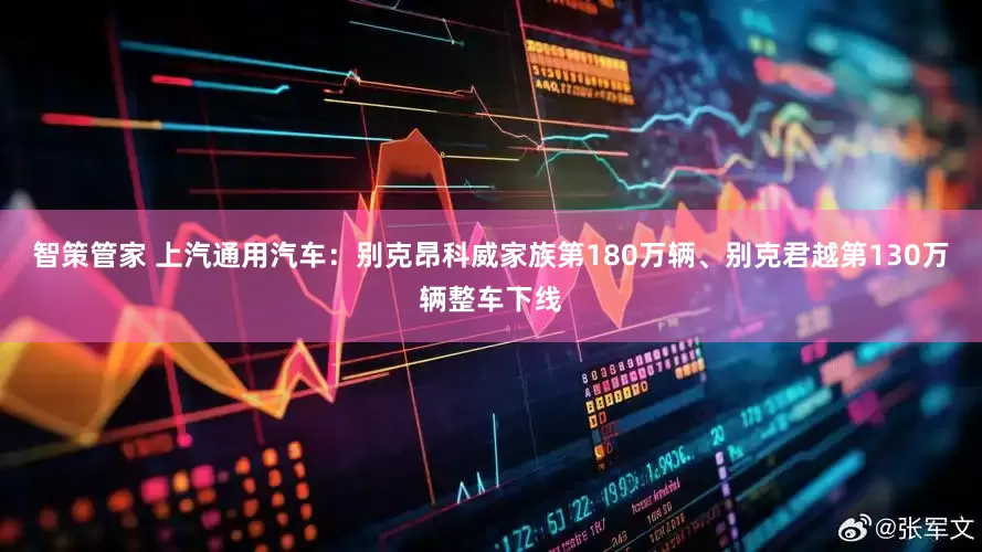 智策管家 上汽通用汽车：别克昂科威家族第180万辆、别克君越第130万辆整车下线